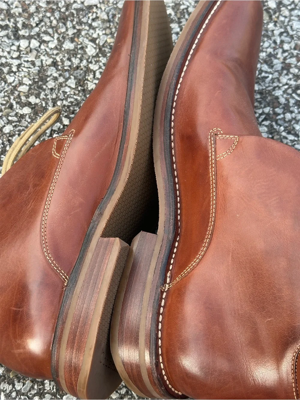 Cole Haan Men's Brown Leather Chukka Boots - Classic Casual Dress Shoe Size 11